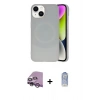 MARSİLYAN™- iPhone 14 Kılıf Ufuk Serisi - Siyah Joko Magic 5D Cam + Raze Metal Kamera Lens - MR