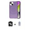 MARSİLYAN™- iPhone 14 Kılıf Ufuk Serisi - Siyah Joko Magic 5D Cam + PVD Metal Kamera Lens - GS