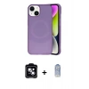 MARSİLYAN™- iPhone 14 Kılıf Ufuk Serisi - Siyah Joko Magic 5D Cam + PVD Metal Kamera Lens - MI