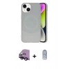 MARSİLYAN™- iPhone 14 Kılıf Ufuk Serisi - Siyah Joko Magic 5D Cam + Raze Metal Kamera Lens - SH
