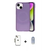 MARSİLYAN™- iPhone 14 Kılıf Ufuk Serisi - Siyah Joko Magic 5D Cam + Shine Kamera Lens - GD