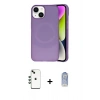 MARSİLYAN™- iPhone 14 Kılıf Ufuk Serisi - Siyah Joko Magic 5D Cam + Shine Kamera Lens - YL