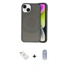 MARSİLYAN™- iPhone 14 Kılıf Ufuk Serisi - Siyah Joko Magic 5D Cam + Diamond Kamera Lens - YL