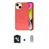 MARSİLYAN™- iPhone 14 Kılıf Ufuk Serisi - Siyah Joko Magic 5D Cam + PVD Metal Kamera Lens - YL