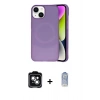 MARSİLYAN™- iPhone 14 Kılıf Ufuk Serisi - Siyah Joko Magic 5D Cam + PVD Metal Kamera Lens - YL