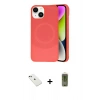 MARSİLYAN™- iPhone 14 Kılıf Ufuk Serisi - Siyah Joko Magic 5D Hayalet Cam + Diamond Kamera Lens - YL