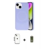 MARSİLYAN™- iPhone 14 Kılıf Ufuk Serisi - Siyah Joko Magic 5D Hayalet Cam + Shine Kamera Lens - GI