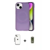 MARSİLYAN™- iPhone 14 Kılıf Ufuk Serisi - Siyah Joko Magic 5D Hayalet Cam + Shine Kamera Lens - GI
