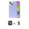 MARSİLYAN™- iPhone 14 Kılıf Ufuk Serisi - Siyah Joko Magic 5D Hayalet Cam + PVD Metal Kamera Lens - PE