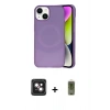 MARSİLYAN™- iPhone 14 Kılıf Ufuk Serisi - Siyah Joko Magic 5D Hayalet Cam + PVD Metal Kamera Lens - PE