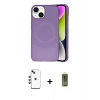 MARSİLYAN™- iPhone 14 Kılıf Ufuk Serisi - Siyah Joko Magic 5D Hayalet Cam + Shine Kamera Lens - KI