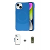 MARSİLYAN™- iPhone 14 Kılıf Ufuk Serisi - Siyah Joko Magic 5D Hayalet Cam + Shine Kamera Lens - MI