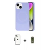 MARSİLYAN™- iPhone 14 Kılıf Ufuk Serisi - Siyah Joko Magic 5D Hayalet Cam + Shine Kamera Lens - SH