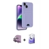 MARSİLYAN™- iPhone 14 Kılıf Vadi Çizgi Prime - Siyah Bilvis 5in1 5D Magic Hayalet Cam Ekran Koruyucu + Raze Metal Kamera Lens - MR