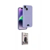 MARSİLYAN™- iPhone 14 Kılıf Vadi Çizgi Prime - Siyah Bilvis Hayalet Cam Ekran Koruyucu