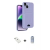 MARSİLYAN™- iPhone 14 Kılıf Vadi Çizgi Prime - Siyah Joko Magic 5D Cam + Diamond Kamera Lens - YL