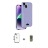 MARSİLYAN™- iPhone 14 Kılıf Vadi Çizgi Prime - Siyah Joko Magic 5D Hayalet Cam + Shine Kamera Lens - GI