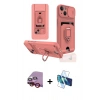 MARSİLYAN™- iPhone 14 Kılıf Vadi Form Prime - Siyah 3D Antistatik Cam Ekran Koruyucu + Raze Metal Kamera Lens - KI