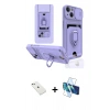MARSİLYAN™- iPhone 14 Kılıf Vadi Form Prime - Siyah 3D Antistatik Cam Ekran Koruyucu + Diamond Kamera Lens - SABE