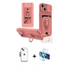 MARSİLYAN™- iPhone 14 Kılıf Vadi Form Prime - Siyah 3D Antistatik Cam Ekran Koruyucu + Shine Kamera Lens - SH