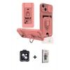 MARSİLYAN™- iPhone 14 Kılıf Vadi Form Prime - Siyah Bilvis 3D Cam Ekran Koruyucu + PVD Metal Kamera Lens - SH