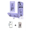 MARSİLYAN™- iPhone 14 Kılıf Vadi Form Prime - Siyah Bilvis 3D Cam Ekran Koruyucu + Shine Kamera Lens - MI