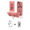 MARSİLYAN™- iPhone 14 Kılıf Vadi Form Prime - Siyah Bilvis 3D Cam Ekran Koruyucu + Shine Kamera Lens - MI