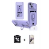 MARSİLYAN™- iPhone 14 Kılıf Vadi Form Prime - Siyah Bilvis 3D Mat Cam Ekran Koruyucu + PVD Metal Kamera Lens - MI