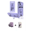 MARSİLYAN™- iPhone 14 Kılıf Vadi Form Prime - Siyah Bilvis 3D Mat Cam Ekran Koruyucu + Raze Metal Kamera Lens - SH