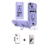 MARSİLYAN™- iPhone 14 Kılıf Vadi Form Prime - Siyah Bilvis 3D Mat Cam Ekran Koruyucu + Shine Kamera Lens - KI