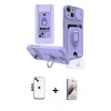 MARSİLYAN™- iPhone 14 Kılıf Vadi Form Prime - Siyah Bilvis 3D Mat Cam Ekran Koruyucu + Shine Kamera Lens - SH