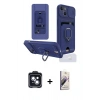 MARSİLYAN™- iPhone 14 Kılıf Vadi Form Prime - Siyah Bilvis 3D Mat Cam Ekran Koruyucu + PVD Metal Kamera Lens - SH