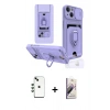 MARSİLYAN™- iPhone 14 Kılıf Vadi Form Prime - Siyah Bilvis 3D Mat Cam Ekran Koruyucu + Shine Kamera Lens - YL