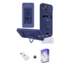 MARSİLYAN™- iPhone 14 Kılıf Vadi Form Prime - Siyah Bilvis 5in1 3D Magic Cam Ekran Koruyucu + Diamond Kamera Lens - KI