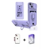 MARSİLYAN™- iPhone 14 Kılıf Vadi Form Prime - Siyah Bilvis 5in1 3D Magic Cam Ekran Koruyucu + Shine Kamera Lens - KI