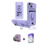 MARSİLYAN™- iPhone 14 Kılıf Vadi Form Prime - Siyah Bilvis 5in1 3D Magic Cam Ekran Koruyucu + Raze Metal Kamera Lens - GS