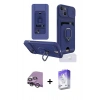 MARSİLYAN™- iPhone 14 Kılıf Vadi Form Prime - Siyah Bilvis 5in1 3D Magic Cam Ekran Koruyucu + Raze Metal Kamera Lens - GS