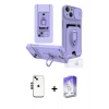 MARSİLYAN™- iPhone 14 Kılıf Vadi Form Prime - Siyah Bilvis 5in1 3D Magic Cam Ekran Koruyucu + Shine Kamera Lens - SH