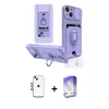 MARSİLYAN™- iPhone 14 Kılıf Vadi Form Prime - Siyah Bilvis 5in1 3D Magic Cam Ekran Koruyucu + Shine Kamera Lens - MI