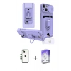 MARSİLYAN™- iPhone 14 Kılıf Vadi Form Prime - Siyah Bilvis 5in1 3D Magic Cam Ekran Koruyucu + Shine Kamera Lens - YL