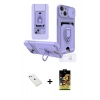 MARSİLYAN™- iPhone 14 Kılıf Vadi Form Prime - Siyah Buffer Cam Ekran Koruyucu + Diamond Kamera Lens - SABE