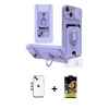 MARSİLYAN™- iPhone 14 Kılıf Vadi Form Prime - Siyah Buffer Cam Ekran Koruyucu + Shine Kamera Lens - GI