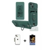 MARSİLYAN™- iPhone 14 Kılıf Vadi Form Prime - Siyah Buffer Hayalet Cam Ekran Koruyucu + Shine Kamera Lens - GD
