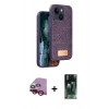 MARSİLYAN™- iPhone 14 Kılıf Vadi Klasik Serisi - Şeffaf 360 Full Body Arka Koruyucu + Raze Metal Kamera Lens - KI