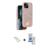 MARSİLYAN™- iPhone 14 Kılıf Vadi Klasik Serisi - Şeffaf Royal Nano Ekran Koruyucu + Diamond Kamera Lens - PE
