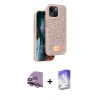 MARSİLYAN™- iPhone 14 Kılıf Vadi Klasik Serisi - Siyah Bilvis 5in1 3D Magic Cam Ekran Koruyucu + Raze Metal Kamera Lens - GS