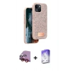MARSİLYAN™- iPhone 14 Kılıf Vadi Klasik Serisi - Siyah Bilvis 5in1 3D Magic Cam Ekran Koruyucu + Raze Metal Kamera Lens - KI