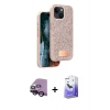 MARSİLYAN™- iPhone 14 Kılıf Vadi Klasik Serisi - Siyah Bilvis 5in1 5D Magic Hayalet Cam Ekran Koruyucu + Raze Metal Kamera Lens - SH