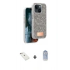 MARSİLYAN™- iPhone 14 Kılıf Vadi Klasik Serisi - Siyah Joko Magic 5D Cam + Diamond Kamera Lens - PE