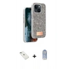 MARSİLYAN™- iPhone 14 Kılıf Vadi Klasik Serisi - Siyah Joko Magic 5D Cam + Diamond Kamera Lens - YL